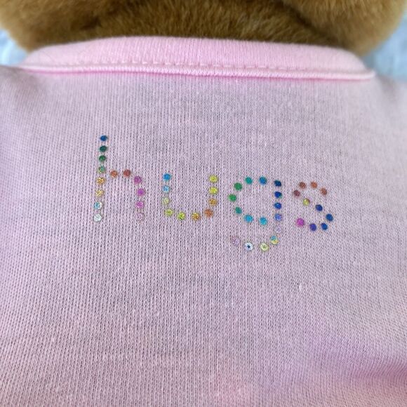 Build-A-Bear 1997 Plush With Bows HUGS Tee - Picture 5 of 14